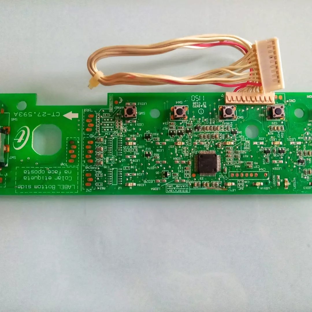 Placa de interface de lavadora em bancada
